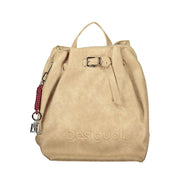 Desigual Beige Poliuretano Women's Backpack