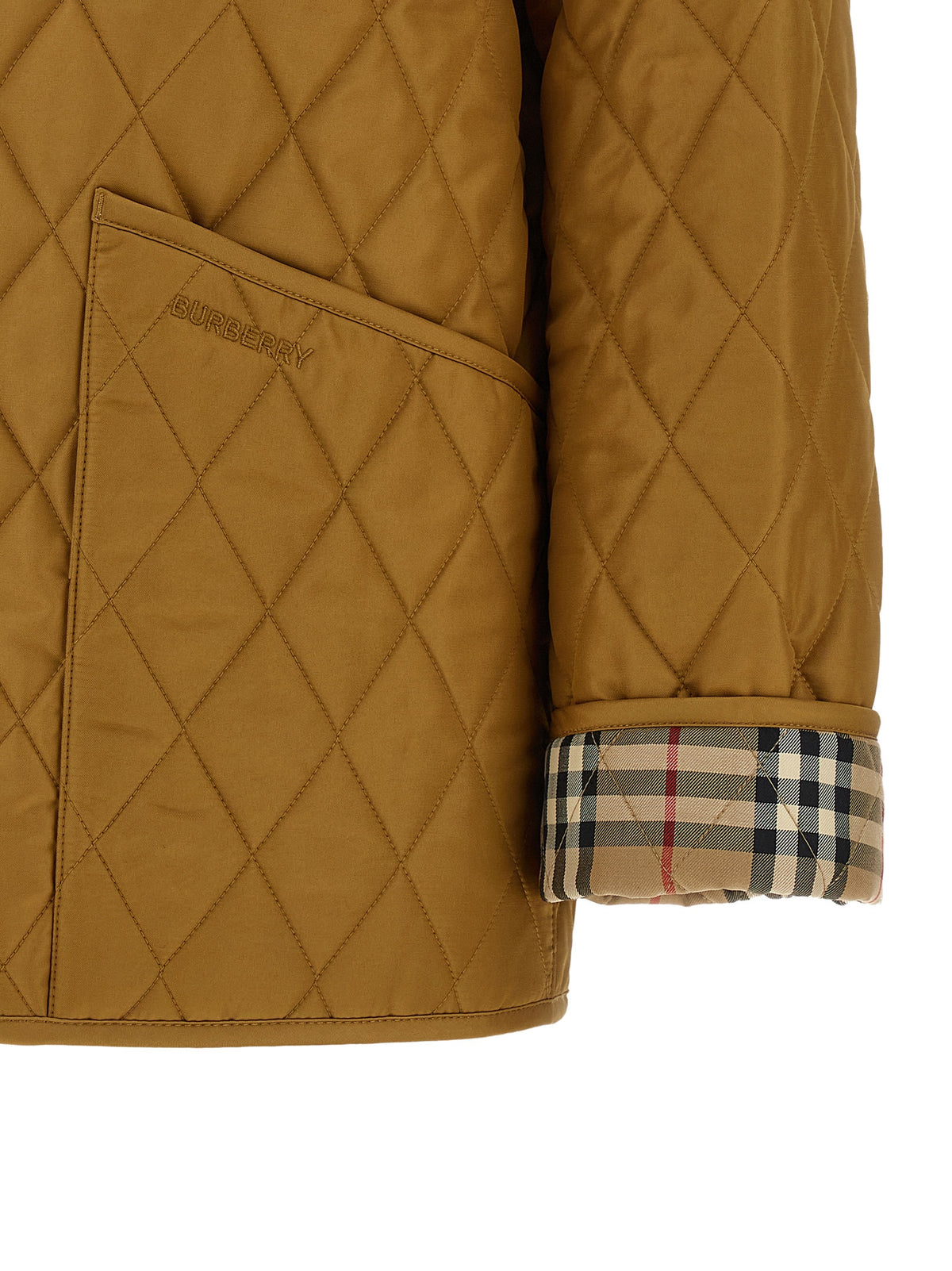 Burberry Beige Polyester Shell Jacket