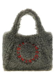 Stella McCartney Gray Polyester Tote Bag