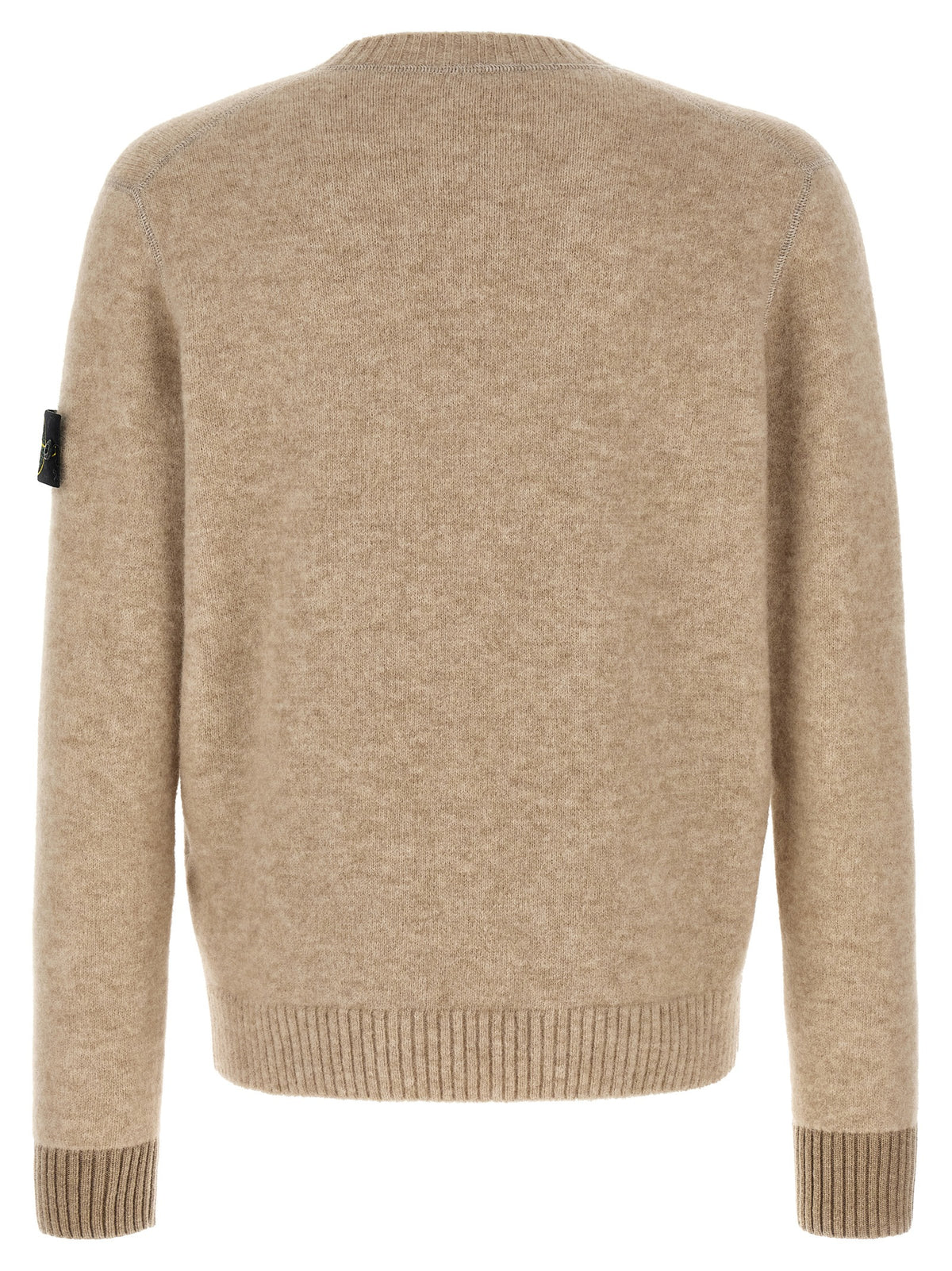 Stone Island Beige Wool Cardigan