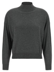 Peserico Gray Virgin Wool Cardigan