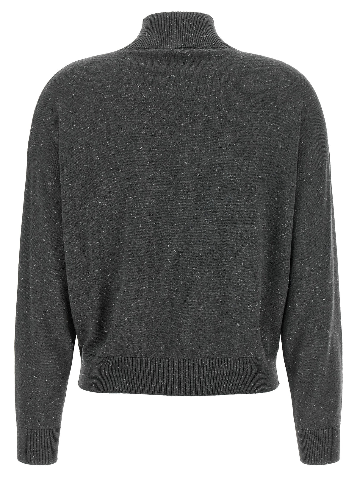 Peserico Gray Virgin Wool Cardigan