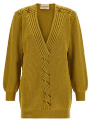 Valentino Garavani Multicolor Virgin Wool Cardigan