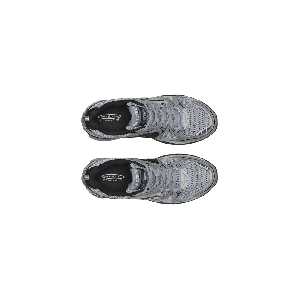 Saucony Gray Synthetic Athletic Sneakers for Men