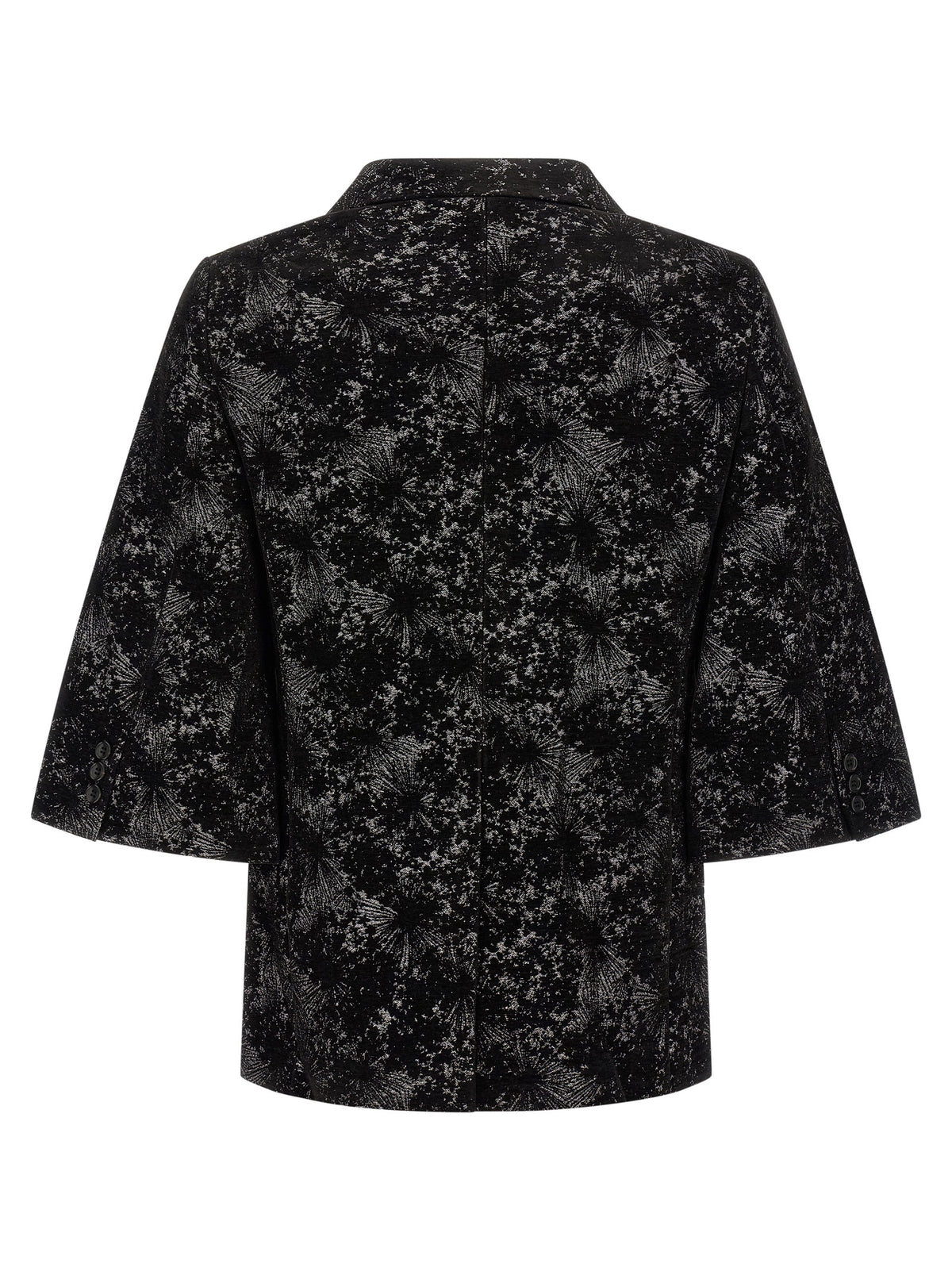 Comme Des Garçons Black Polyester Blazer