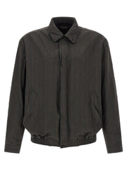Comme Des Garçons Brown Polyester Bomber