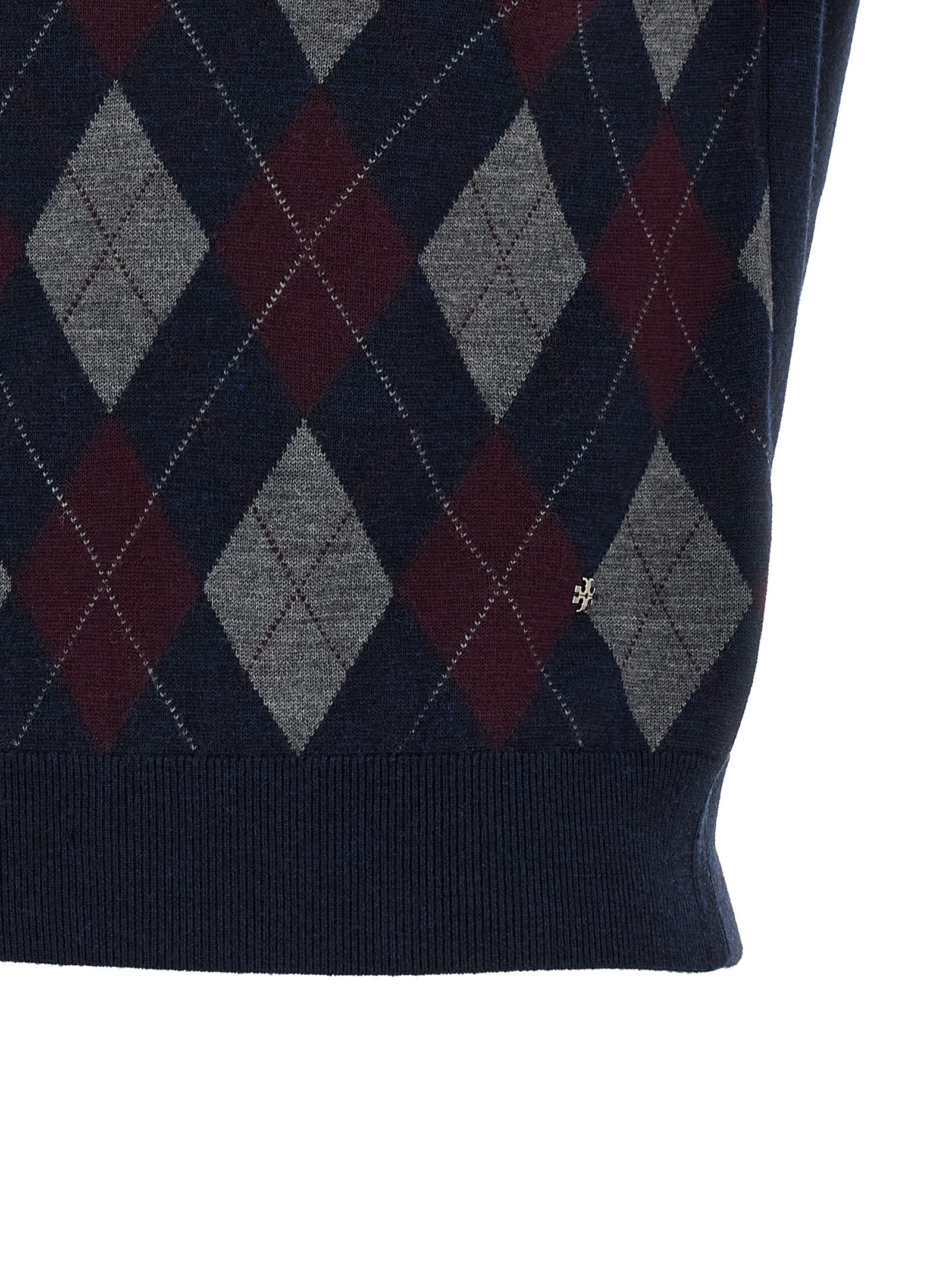 Tory Burch Blue Wool Cardigan