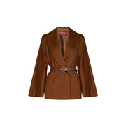 Max Mara Brown Virgin Wool Jacket