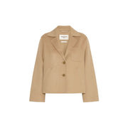 Max Mara Brown Polyamide Full-Length Jacket
