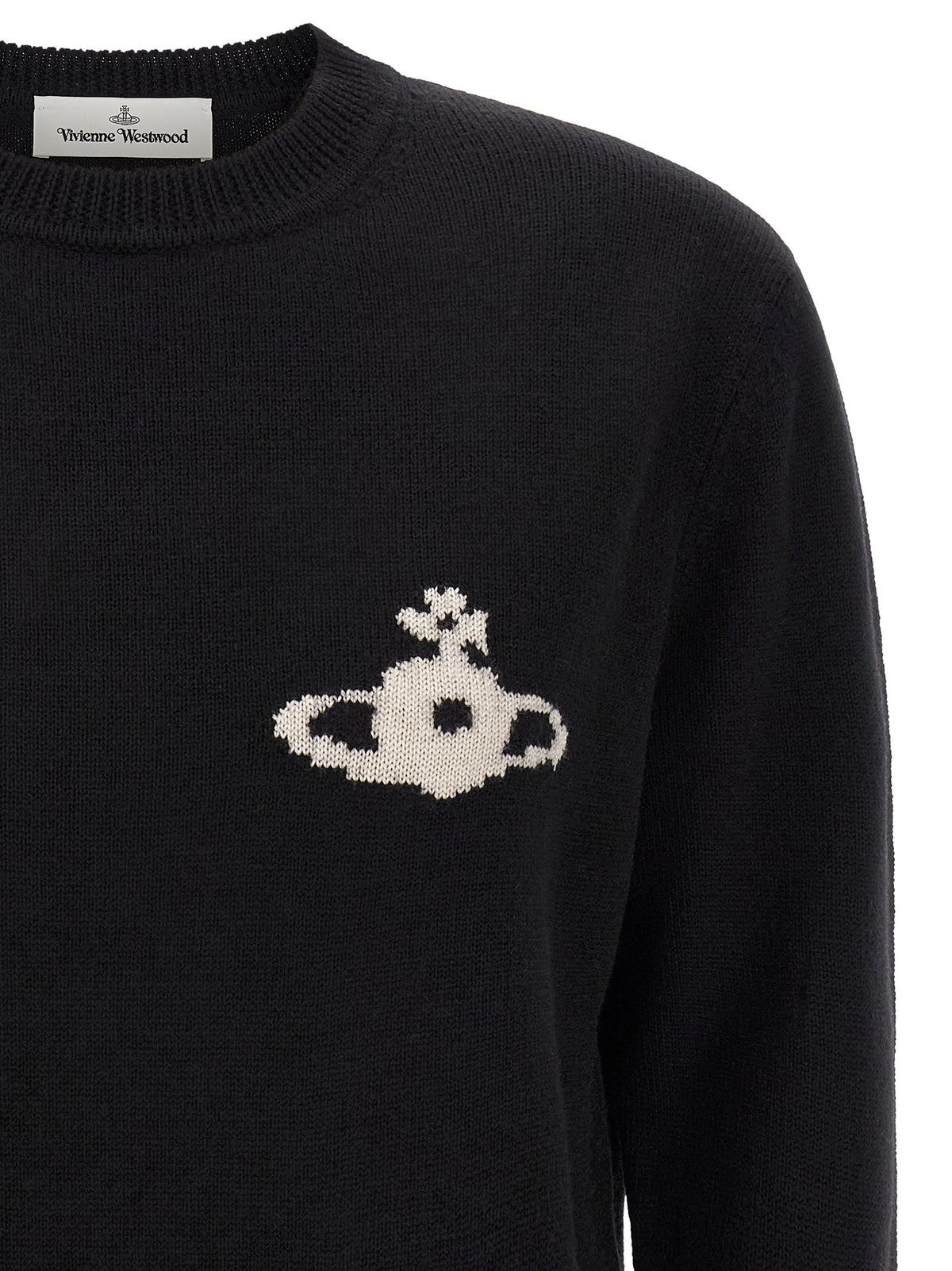 Vivienne Westwood Black Wool Cardigan