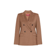 Max Mara Brown Virgin Wool Blazer for Women