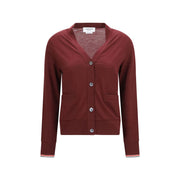 Thom Browne Bordeaux Wool Oves Aries Cardigan
