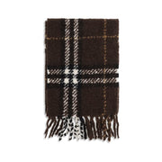 Burberry Brown Alpaca Vicugna Pacos Scarf