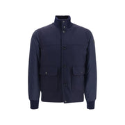 Moncler Blue Wool Oves Aries Sportswear