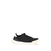Moncler Black Polyamide Athletic Sneakers