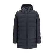 Herno Gray Polyester Full-Length Jacket