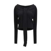 Ermanno Scervino Black Cashmere Cardigan