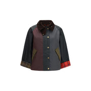 Barbour Blue Cotton Full-Length Jacket