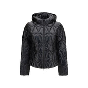 Moose Knuckles Black Goose Down Full-Length Jacket