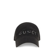 Gucci Black Cotton Cap (Baseball Hat)