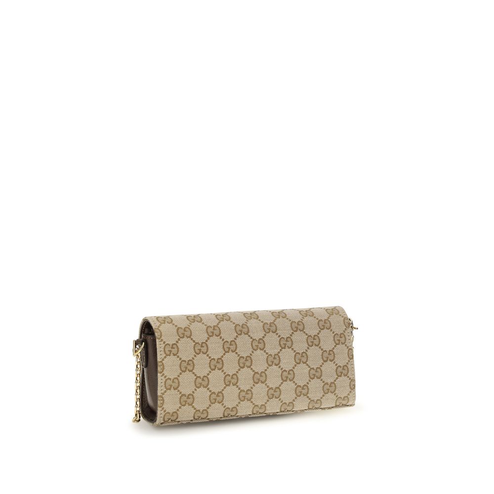 Gucci Beige Polyester Wallet for Women