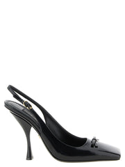 Dolce & Gabbana Black Calfskin High Heel Pumps