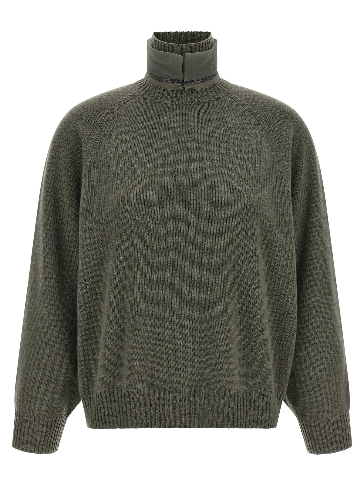 Brunello Cucinelli Bicolor Cashmere Cardigan for Women