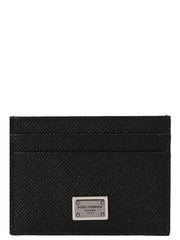 Dolce & Gabbana Black Calfskin Cardholder