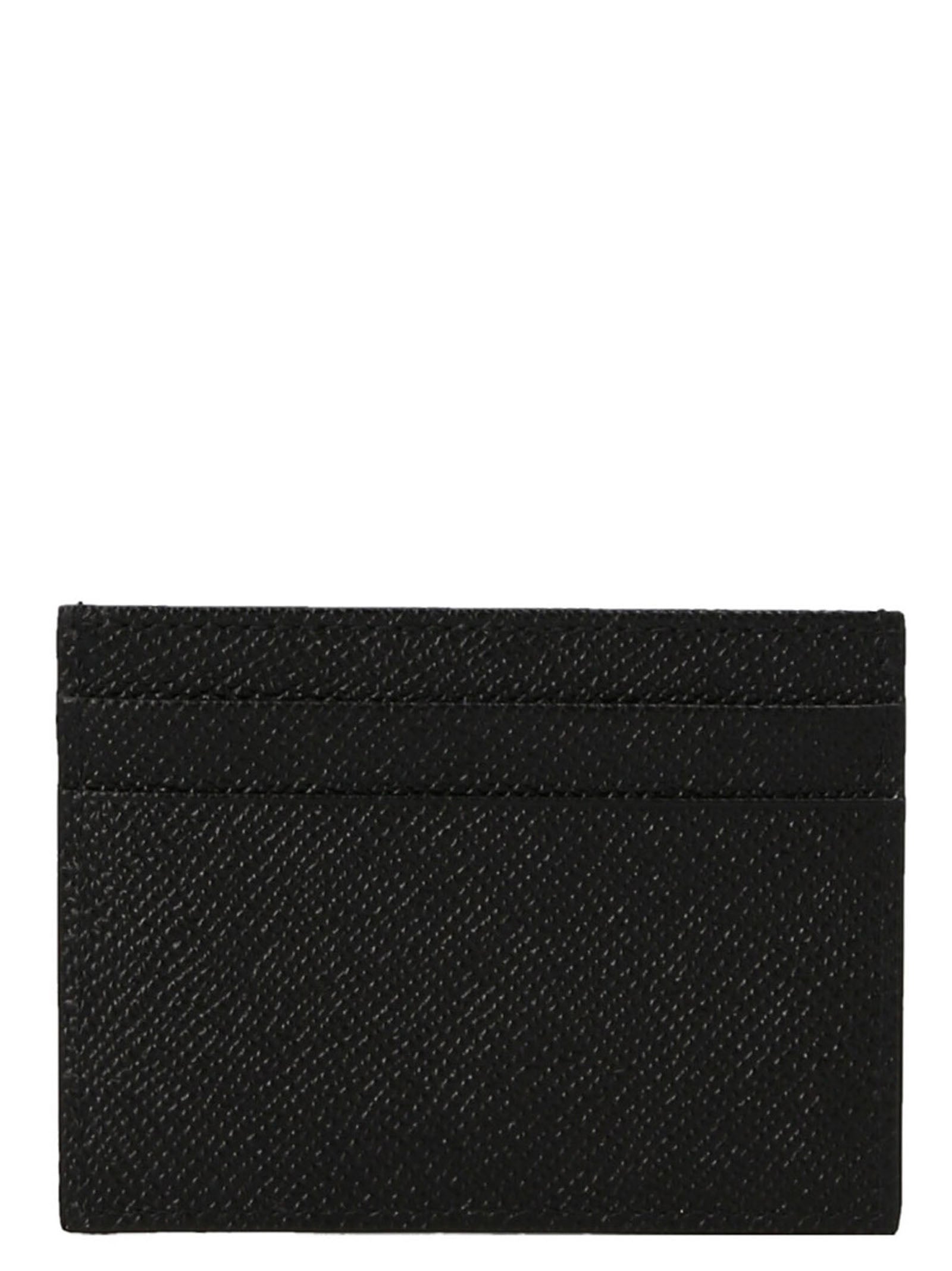 Dolce & Gabbana Black Calfskin Cardholder