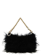 Twinset Black Polyester Clutch Bag