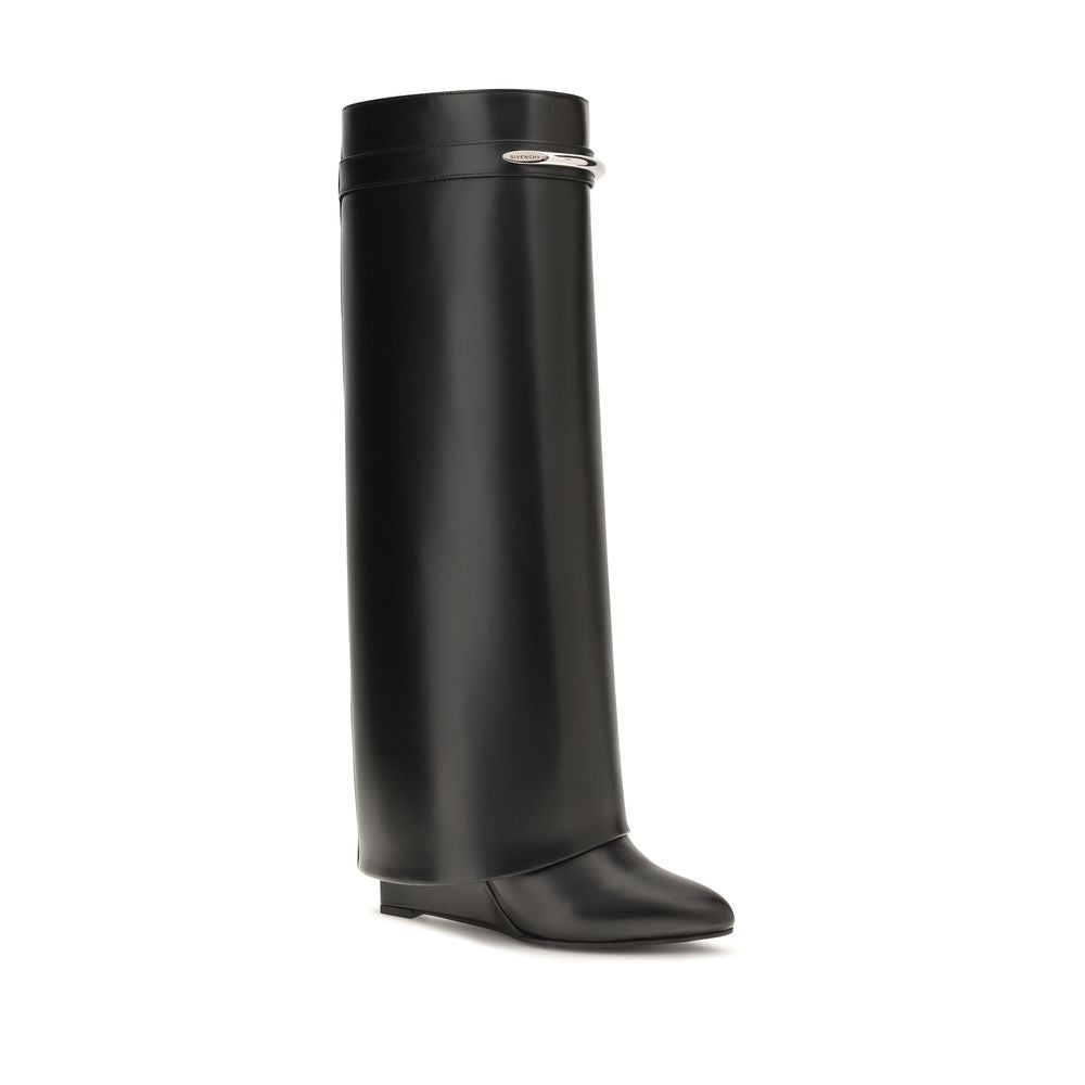 Givenchy Black Calf Leather Bos Taurus Ankle Boots for Women
