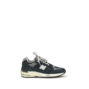 New Balance Blue Suede Leather Athletic Sneakers