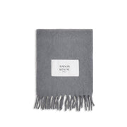 Maison Kitsuné Gray Alpaca Vicugna Pacos Scarf