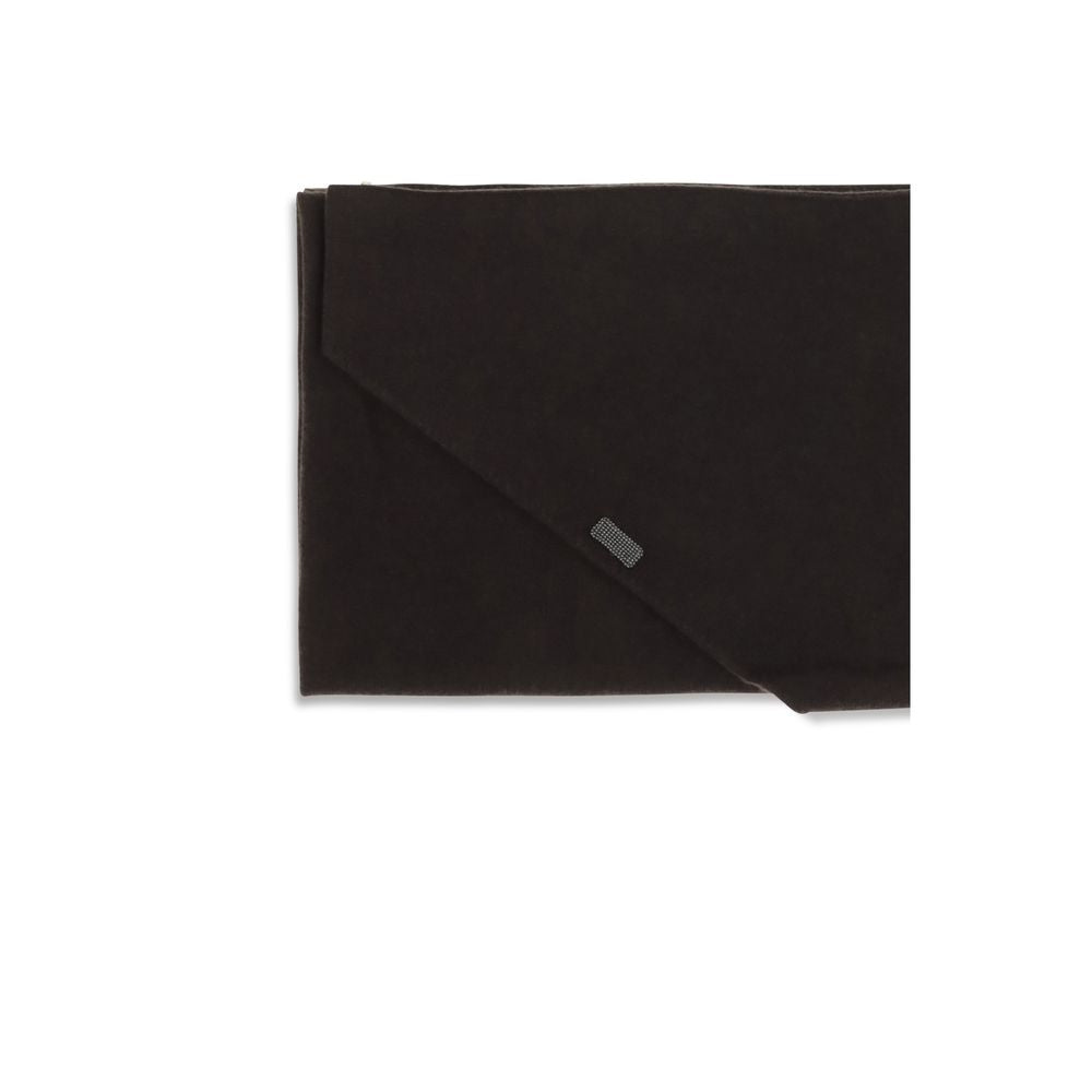 Brunello Cucinelli Brown Cashmere Scarf for Women