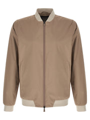 Herno Beige Polyester Bomber
