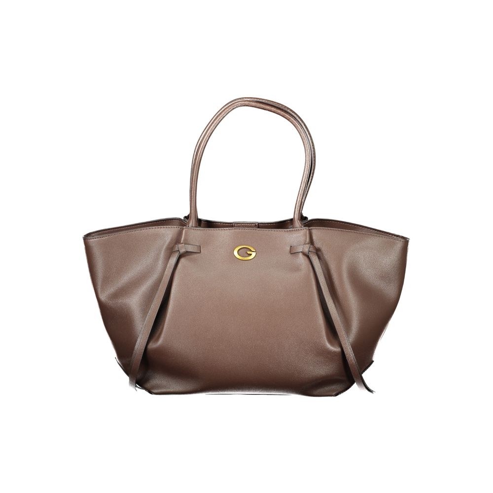 Guess Jeans Brown Polyethylene Handbag for Women