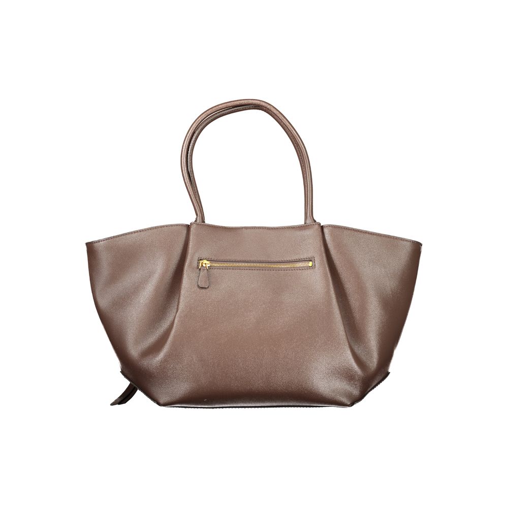 Guess Jeans Brown Polyethylene Handbag for Women