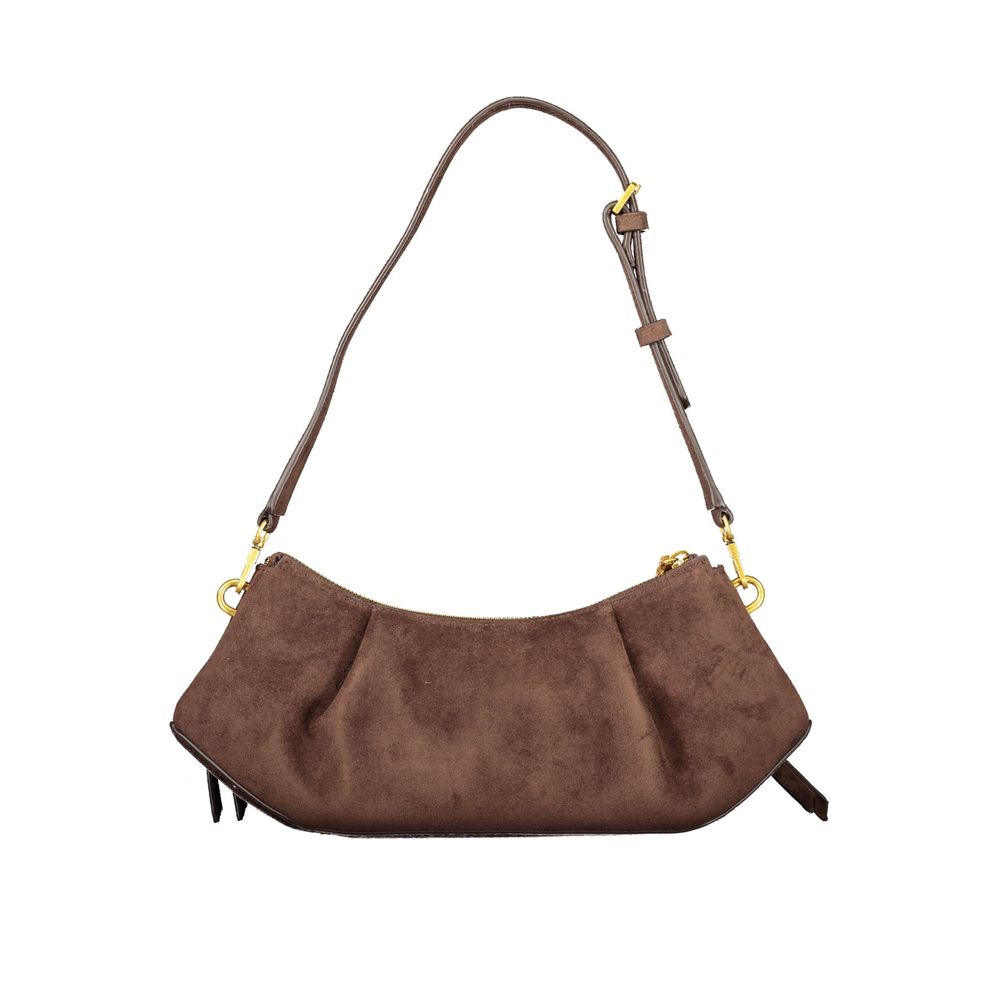 Guess Jeans Brown Polyester Handbag for Women