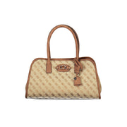 Guess Jeans Beige Polyester Handbag