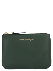 Comme des Garçons Bicolor Calfskin Cardholder for Unisex