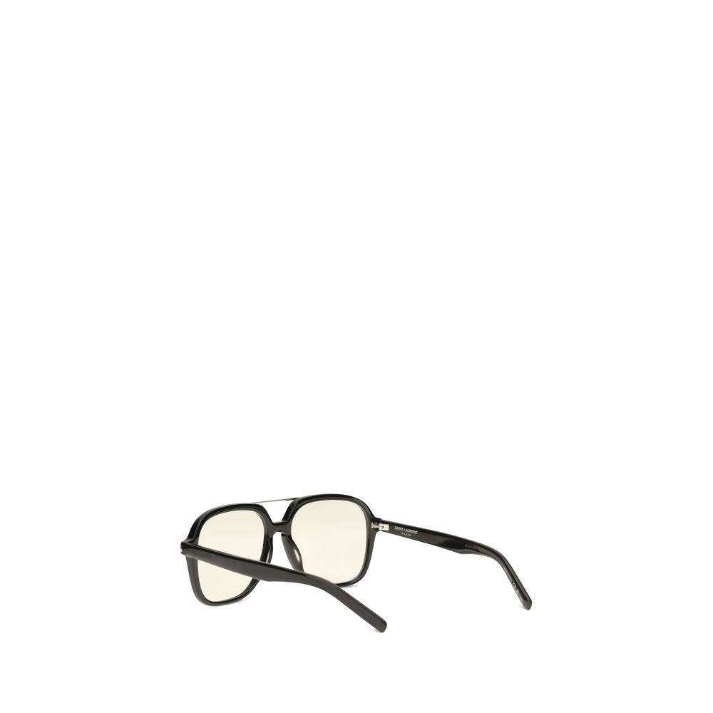 Saint Laurent Black Acetate Sunglasses for Women