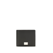 Dolce & Gabbana Black Calf Leather Bos Taurus Wallet