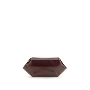 Ganni Bordeaux Polyethylene Shoulder Bag