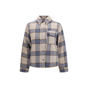 Woolrich Beige Wool Oves Aries Denim Jacket