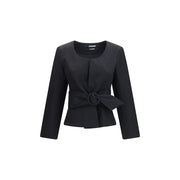 Jacquemus Black Wool Oves Aries Full-Length Jacket
