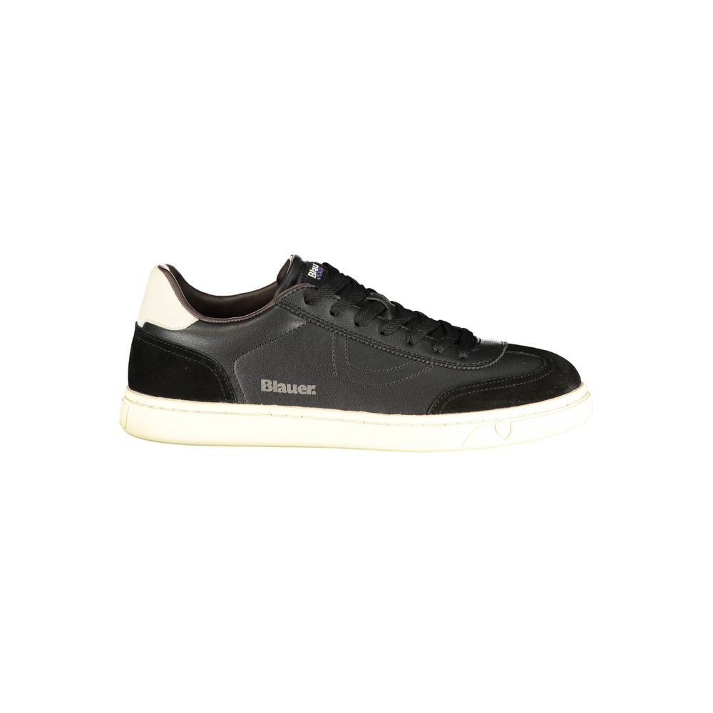Blauer Black Polyester Athletic Sneakers for Men