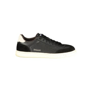 Blauer Black Polyester Athletic Sneakers for Men