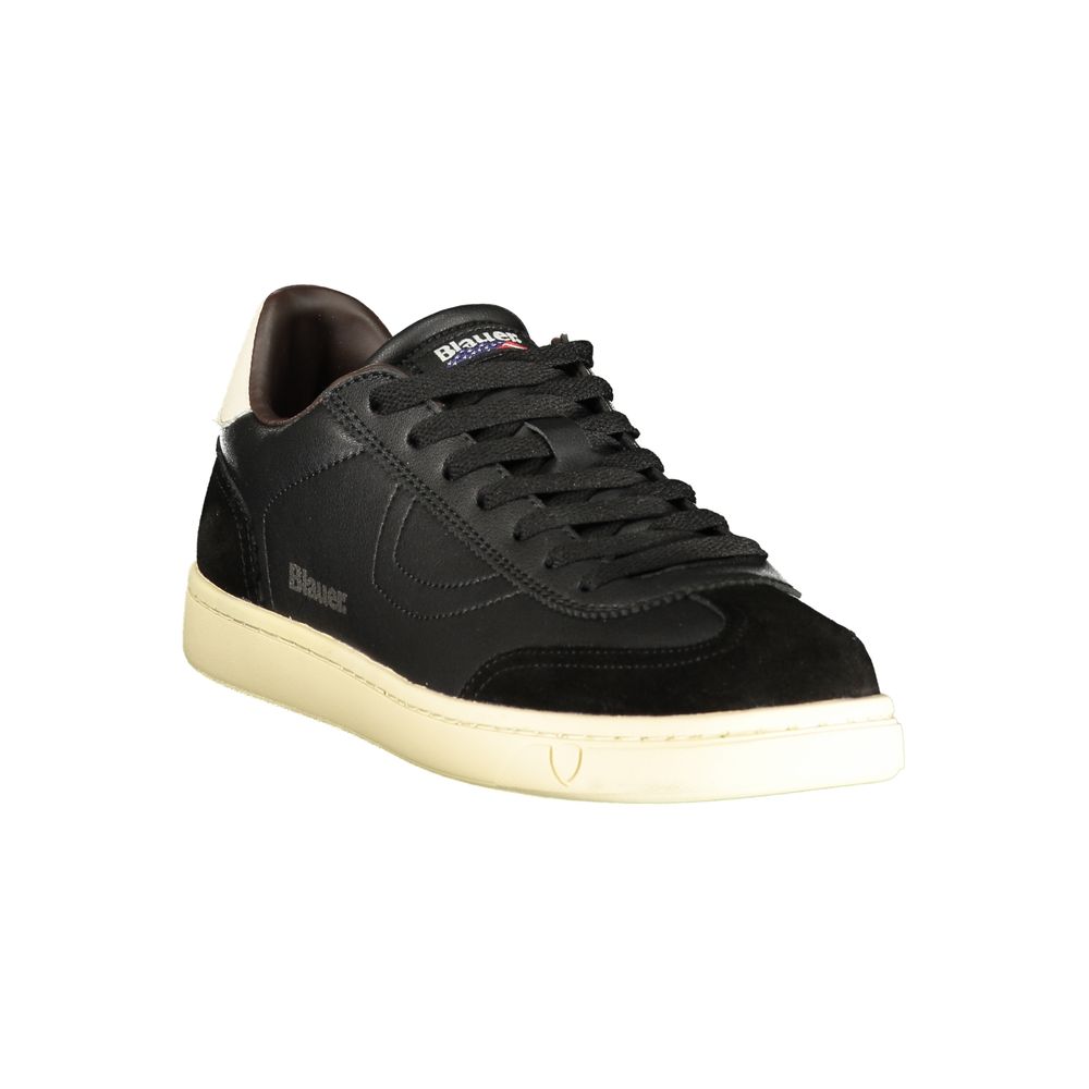 Blauer Black Polyester Athletic Sneakers for Men
