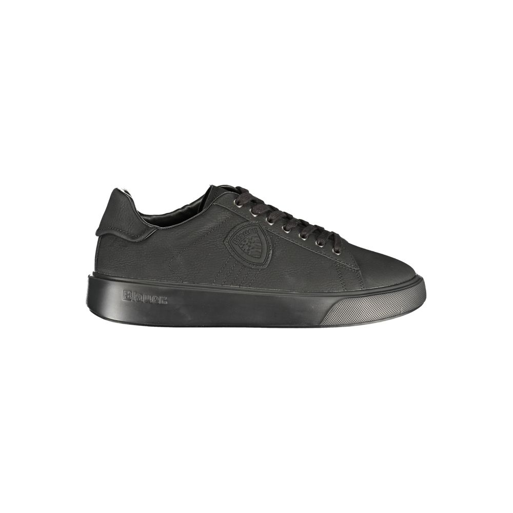Blauer Black Polyester Athletic Sneakers for Men