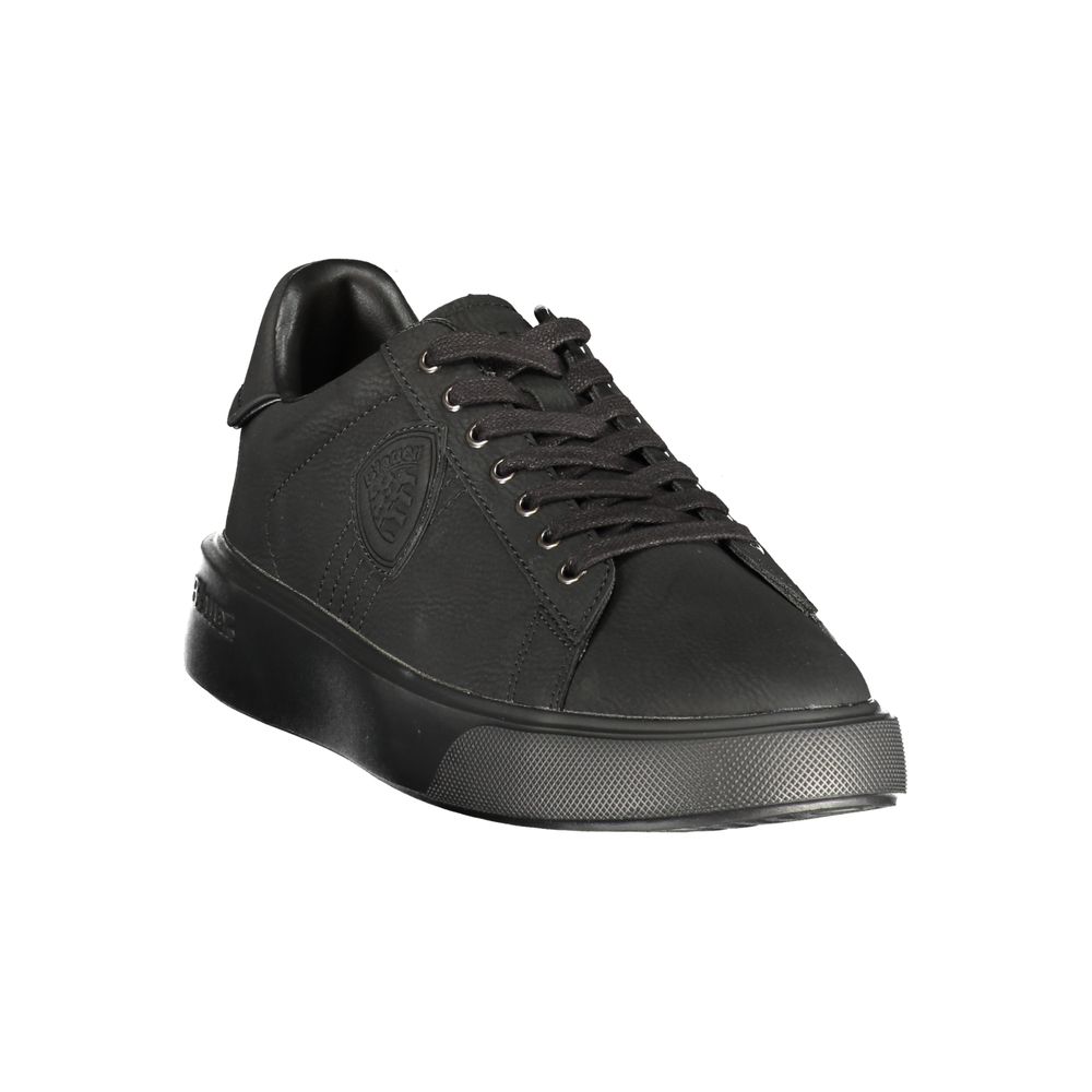 Blauer Black Polyester Athletic Sneakers for Men